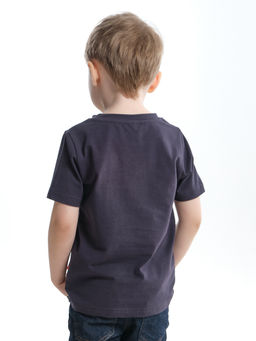 Футболка с принтом комфортная UD 4183 антра - Mini maxi фото 2