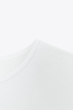WASHED COTTON T-SHIRT - Zara фото 8