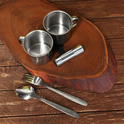 Подарочный набор посуды для похода Настоящему мужчине, 10 предметов - Сима-ленд фото 3