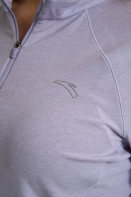 Лонгслив half-zip Фиолетовый ANTA RUNNING LS Tee