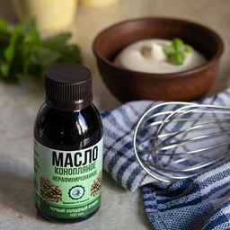 Масло конопляное, 100 мл в ПЭТ бутылке