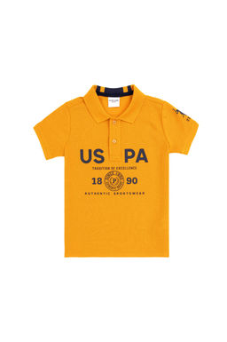 Футболка-поло U.S. Polo Assn Brick для мальчиков хлопок  фото 5