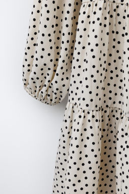POLKA DOT PANEL DRESS - Zara фото 4