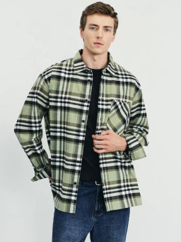 Фланелевая рубашка relax fit / Zarina