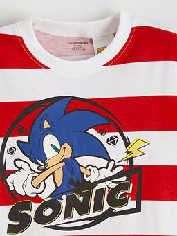 Sonic Bask?l? Erkek ?ocuk Ti??rt