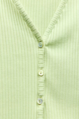 RIBBED CARDIGAN - Zara фото 6