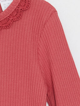 Bisiklet Yaka Uzun Kollu K?z Bebek Ti??rt