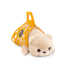 Мягкая игрушка "Кот Барсик в сумке бежевый", 56 см B1003/56