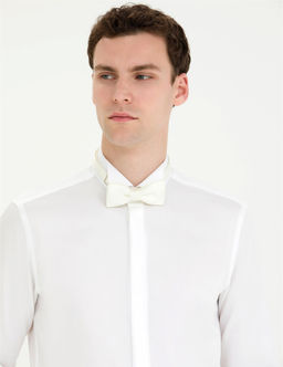 Beyaz Slim Fit Smokin G_mlek - Pierre cardin фото 3