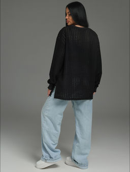 Фрэнсис свитшот женский (черный)