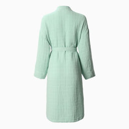 Халат жен.муслиновый LoveLife размер 46-48, цвет мятный, 100% хл, 4-сл, 235 г/м²