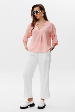 Костюм NIKVA н495 пудра+молоко  фото 2