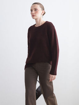 Bisiklet Yaka Kad?n Triko Kazak