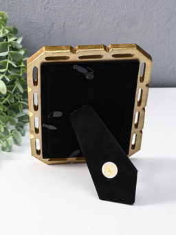 Фоторамка полистоун 10х15 см "Будущее" тёмное золото 15х1,5х20 см