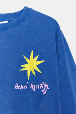 CAMISETA LAVADA HENRI MATISSE / Azul - Zara фото 8