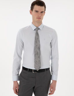 A__k Mavi Slim Fit Uzun Kollu Basic G_mlek - Pierre cardin фото 3