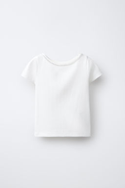 CAMISETA RIB JOYAS / Blanco