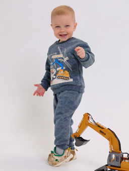 Свитшот(толстовка) с начесом для мальчика Футер - Оптима фото 5