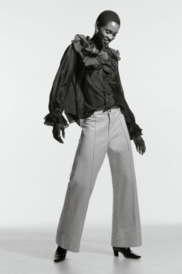 Wide High Ankle Jeans - H&m фото 6