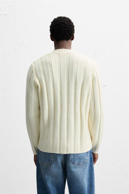 RIBBED TEXTURED SWEATER - Zara фото 3