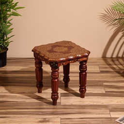 Столик кофейный, 38×38×38 см, дерево шишам