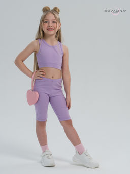 Костюм Тренд лапша лаванда - Sovalina фото 2