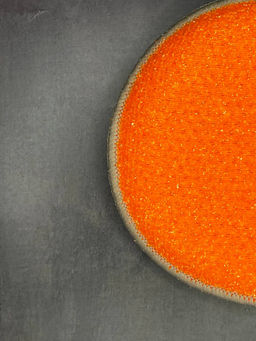 Спонж для мытья посуды Sparkle (Оранжевый) - Wai ora фото 4