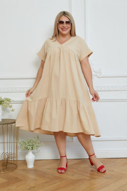 Платье Luxury Moda 1327 бежевый