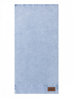 Полотенце для лица 50x90 голубой махровая ткань - Denastia фото 3