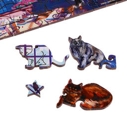 Пазл деревянный фигурный Мир глазами художника, сложный - Puzzle фото 5