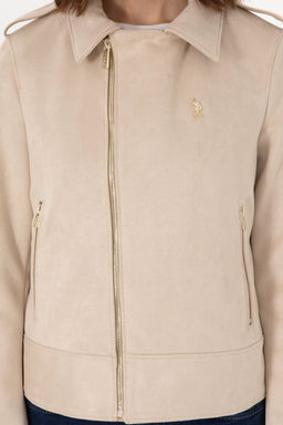 KadДn Ekru Deri Ceket - U.s. polo assn фото 6