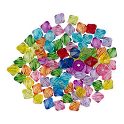 Бусина Zlatka MIX акрил ARO-1 9 х 10 мм 25 г №01 ассорти