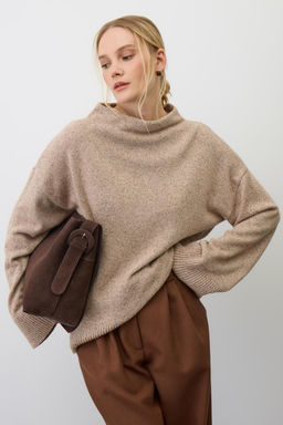 ЕВ 30245/ш/бежевый меланж джемпер жен