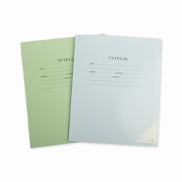 Светоч Тетрадь однотонная A5 12 л. на скобе 60 г/кв.м , белизна 100 % 25 шт. клетка SVT_120521_02 синий фото 3