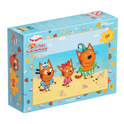 Цена за 20 шт. Пазл «Три кота», 54 элемента