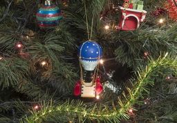 Новогодние украшения: Воздушный елочный шарик 640-6