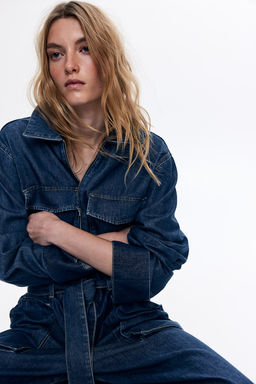 Mono boiler cargo en denim - H&m фото 3