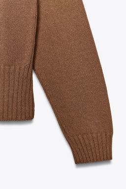 V-NECK KNIT SWEATER - Zara фото 7