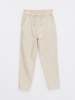 Beli Lastikli Basic Gabardin K?z ?ocuk Pantolon