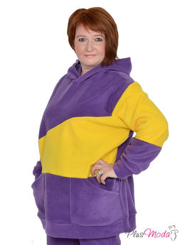 Толстовка Модель №951 размеры 44-84 - Plusmoda фото 2