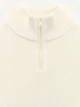 Джемпер из хлопка на молнии / Zarina