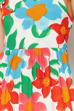 TRENDYOLMILLA Yesil Baglama Ask?l? Etegi F?rf?rl? Fitilli Maxi Orme Maxi Elbise TWOSS23EL02328  фото 13