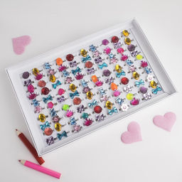 Цена за 100 шт. Кольцо «Выбражулька» радости, форма МИКС, цвет МИКС в серебре, безразмерное