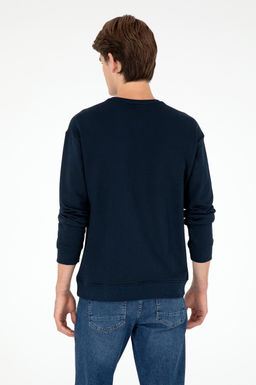 Мужской темно-синий базовый свитшот Неожиданная скидка в корзине - U.s. polo assn фото 5