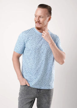 Фуфайка муж. к.р. (ЧЗ) св.голубой/т.синий 600311/1кн