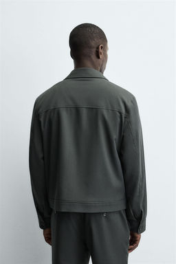 REGULAR FIT OVERSHIRT - Zara фото 3