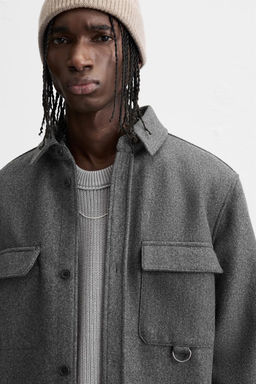 OVERSHIRT WITH POCKETS - Zara фото 4