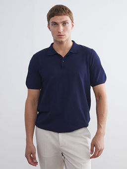 Polo Yaka Erkek Triko Kazak