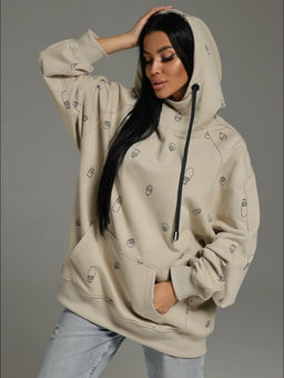 Ваниль худи женское (розовый варенка) - Lovetex фото 36