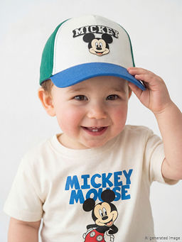 Mickey Mouse Bask?l? Erkek Bebek Kep ?apka